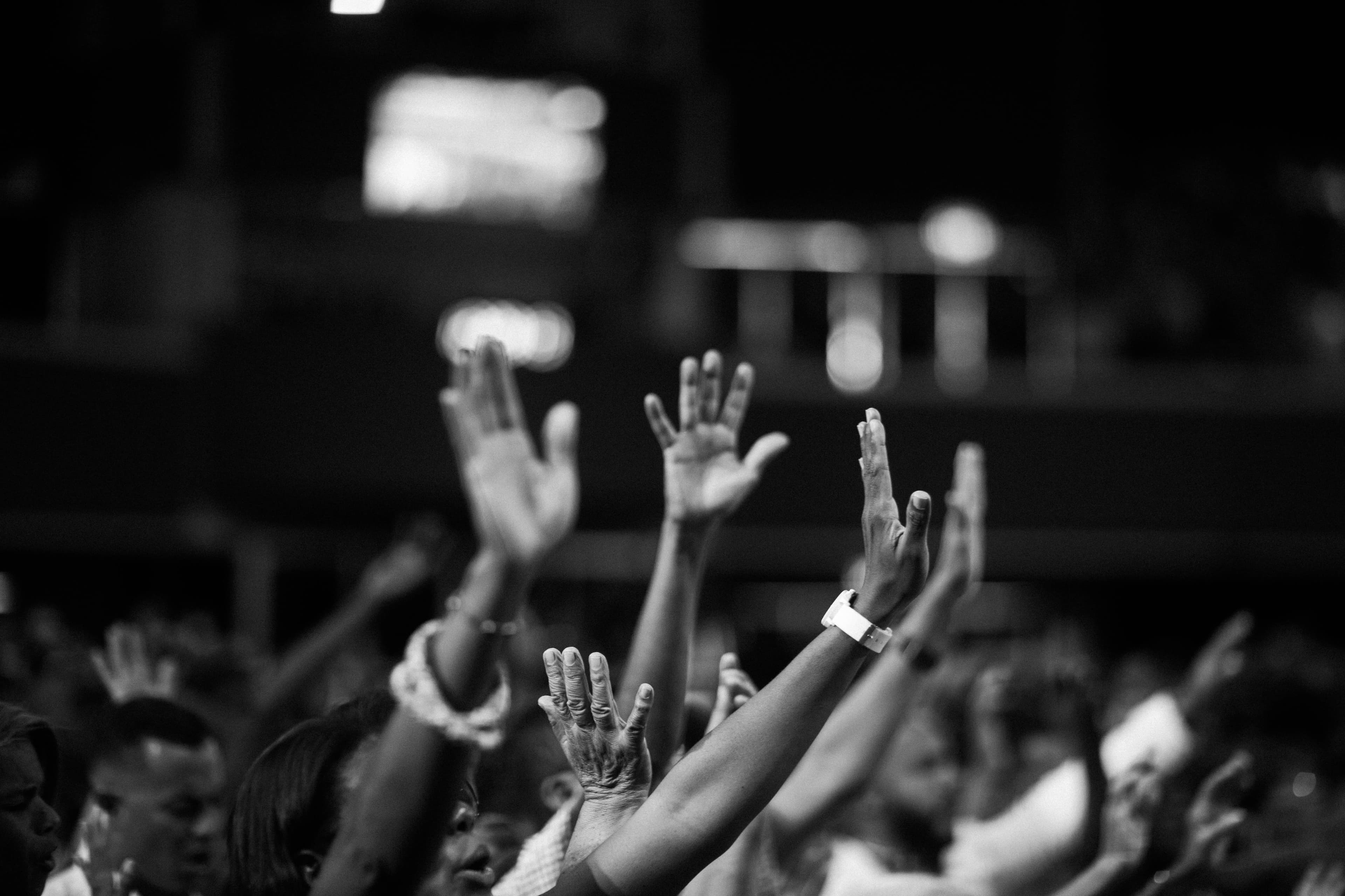 People praying in the Church